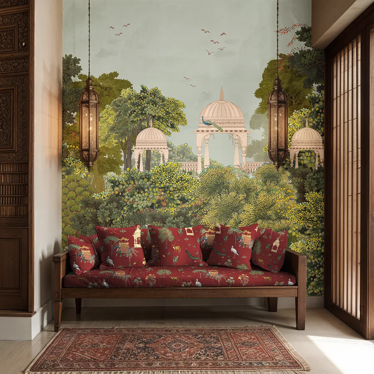 Living room luxury royal wallpapers – CM Home Decor Aluva