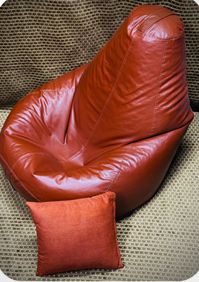Leather XXXL Bean Bag